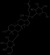 人参皂苷Rg1 分析标准品,HPLC≥98% 22427-3