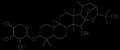 升麻醇-3-O-β-D-吡喃木糖苷 分析标准品,HPLC≥98% 27994-11-2