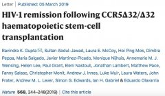 《柳叶刀》第二例HIV患者已经被治愈了